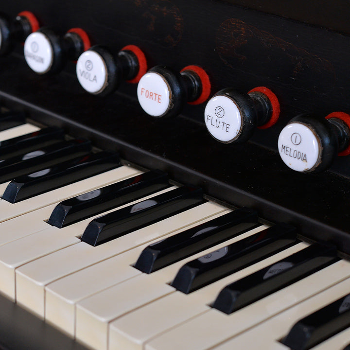 KAWAI リードオルガン　61鍵　7ストップ アンティークオルガン7ヶストップ付き_KAWAI – DesignPiano工房